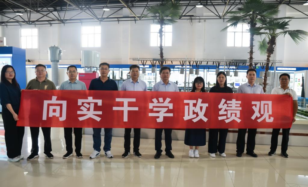 继续教育公司党总支开展“向实干学政绩观”主题党日活动